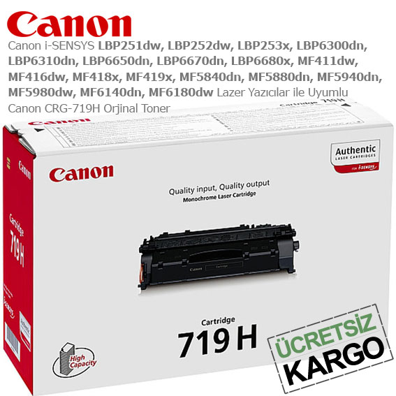 Canon CRG-719H Orjinal Toner