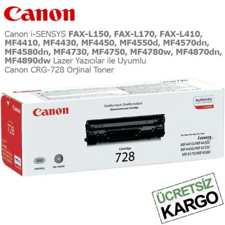 Canon CRG-728 Orjinal Toner