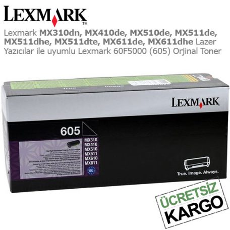 Lexmark 60F5000 Orjinal Toner