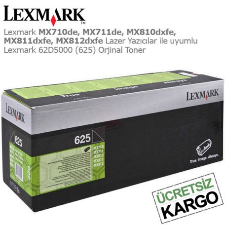 Lexmark 62D5000 Orjinal Toner