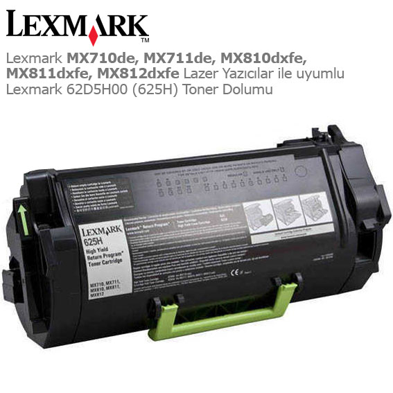 Lexmark 62D5H00 Toner Dolumu