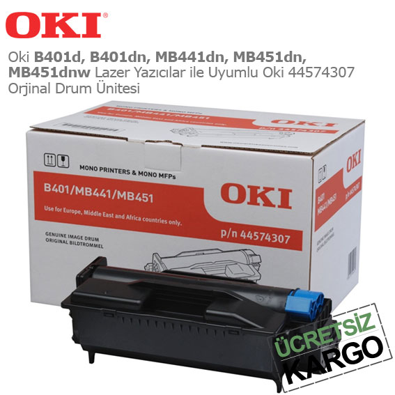 Oki 44574307 Orjinal Drum Ünitesi Oki 44574307 Orjinal Drum Ünitesi