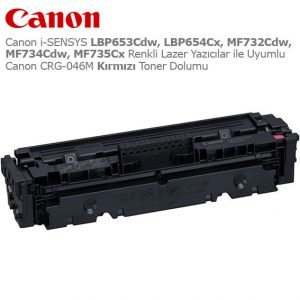 Canon CRG-046M Kırmızı Toner Dolumu