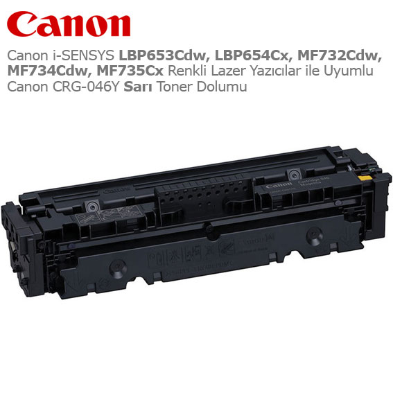 Canon CRG-046Y Sarı Toner Dolumu