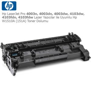 Hp W1510A Toner Dolumu